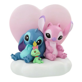 Grand Jester Studios Lilo e il punto - Stitch e Angel Heart figura luminosa