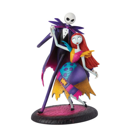 Enesco - Jack e Sally Danza al chiaro di luna - Mr. Jack's Christmas Carol Tradizione Disney di Jim Shore