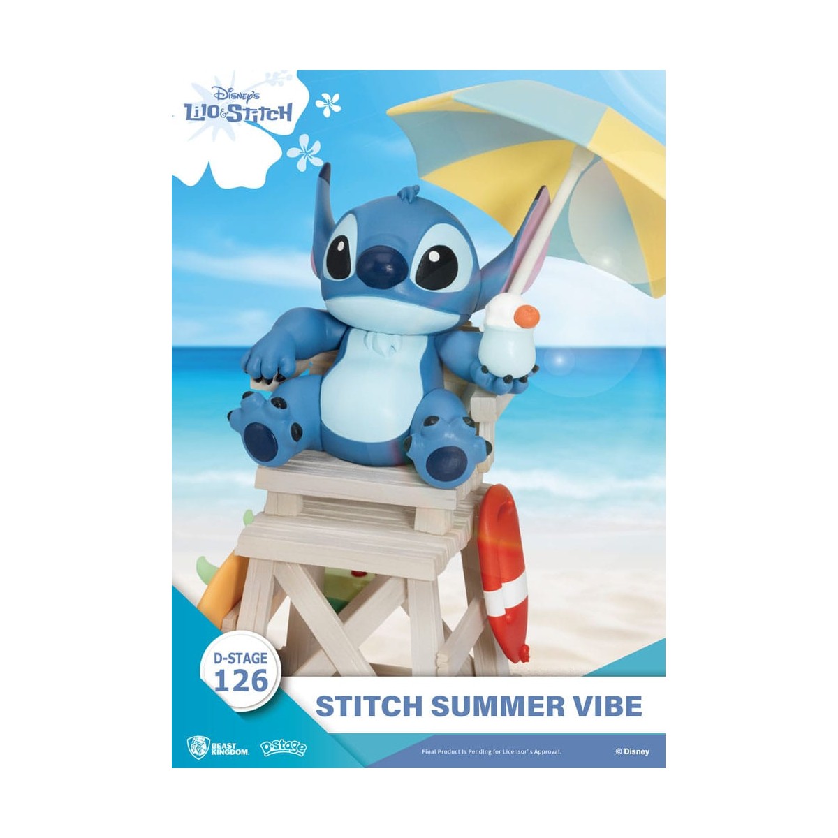Regno della Bestia Disney Lilo & Stitch - Stitch Summer Vibe - D-Stage 