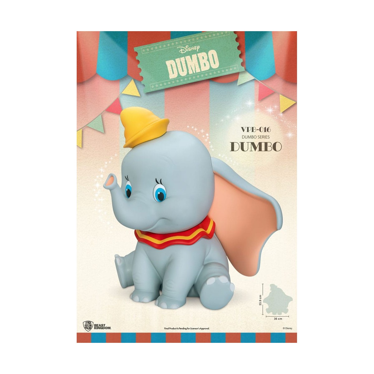 Regno della Bestia Disney - Salvadanaio gigante DUMBO