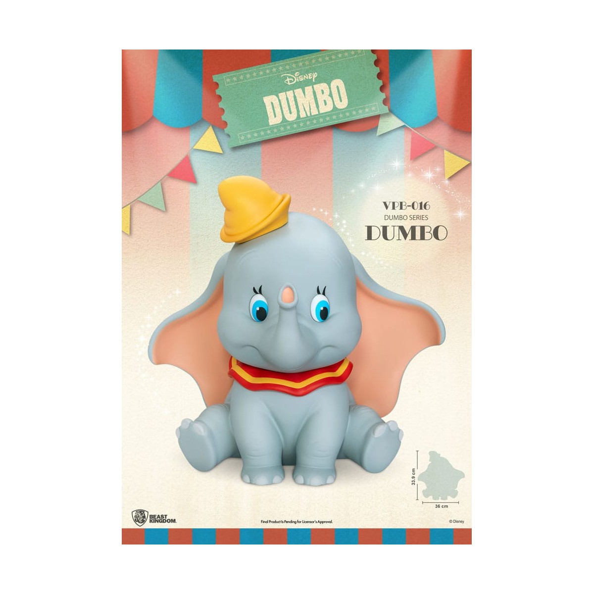 Regno della Bestia Disney - Salvadanaio gigante DUMBO