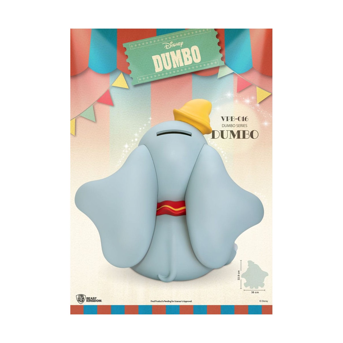 Regno della Bestia Disney - Salvadanaio gigante DUMBO