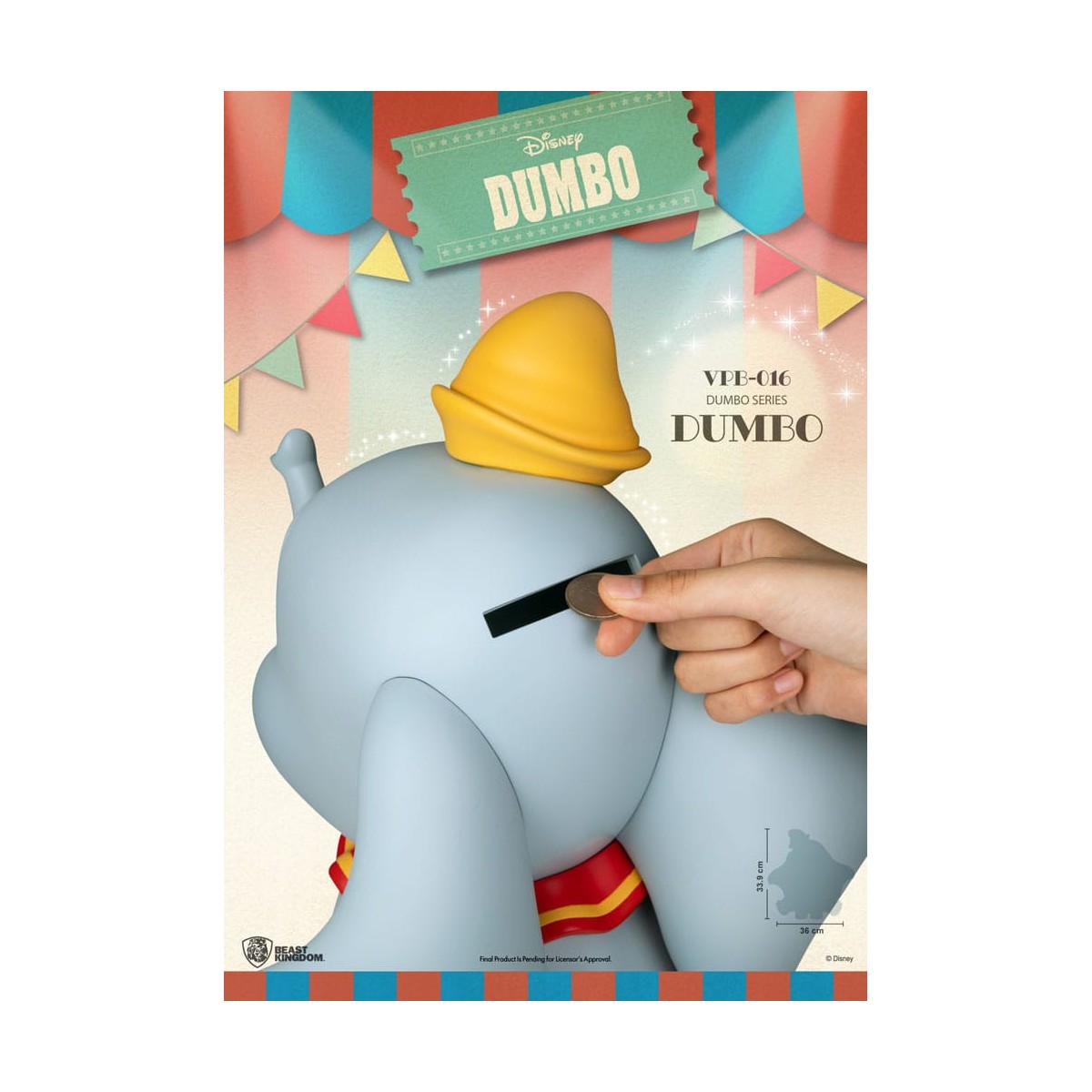 Regno della Bestia Disney - Salvadanaio gigante DUMBO