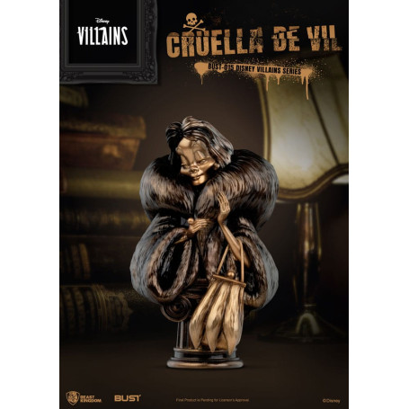 Regno della Bestia - Serie Disney Villains Cruella De Vil busto in pvc
