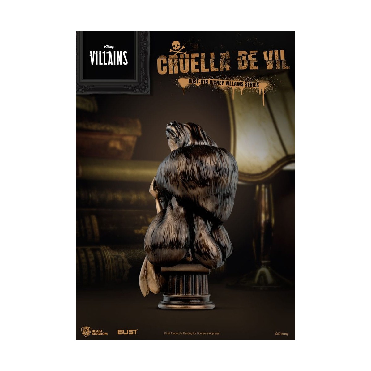 Regno della Bestia - Serie Disney Villains Cruella De Vil busto in pvc