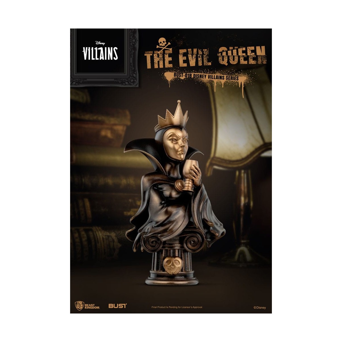 Regno della Bestia - Serie Disney Villains La Regina Cattiva busto in pvc