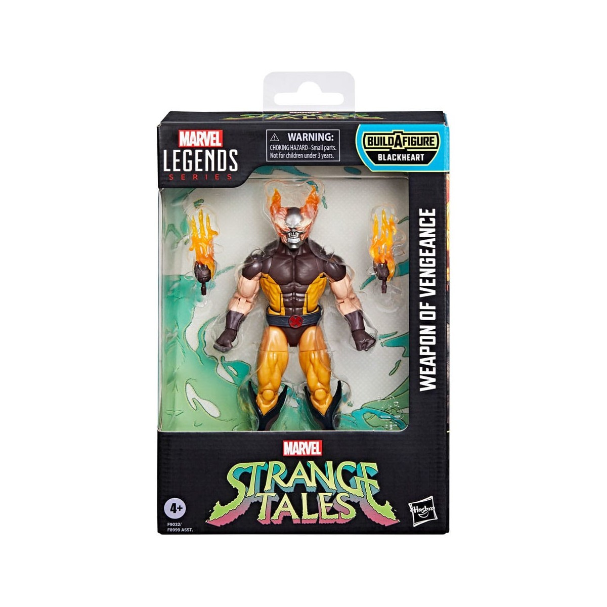 Marvel Legends Strange Tales - Arma della vendetta (Hellverine) - Blackheart BAF