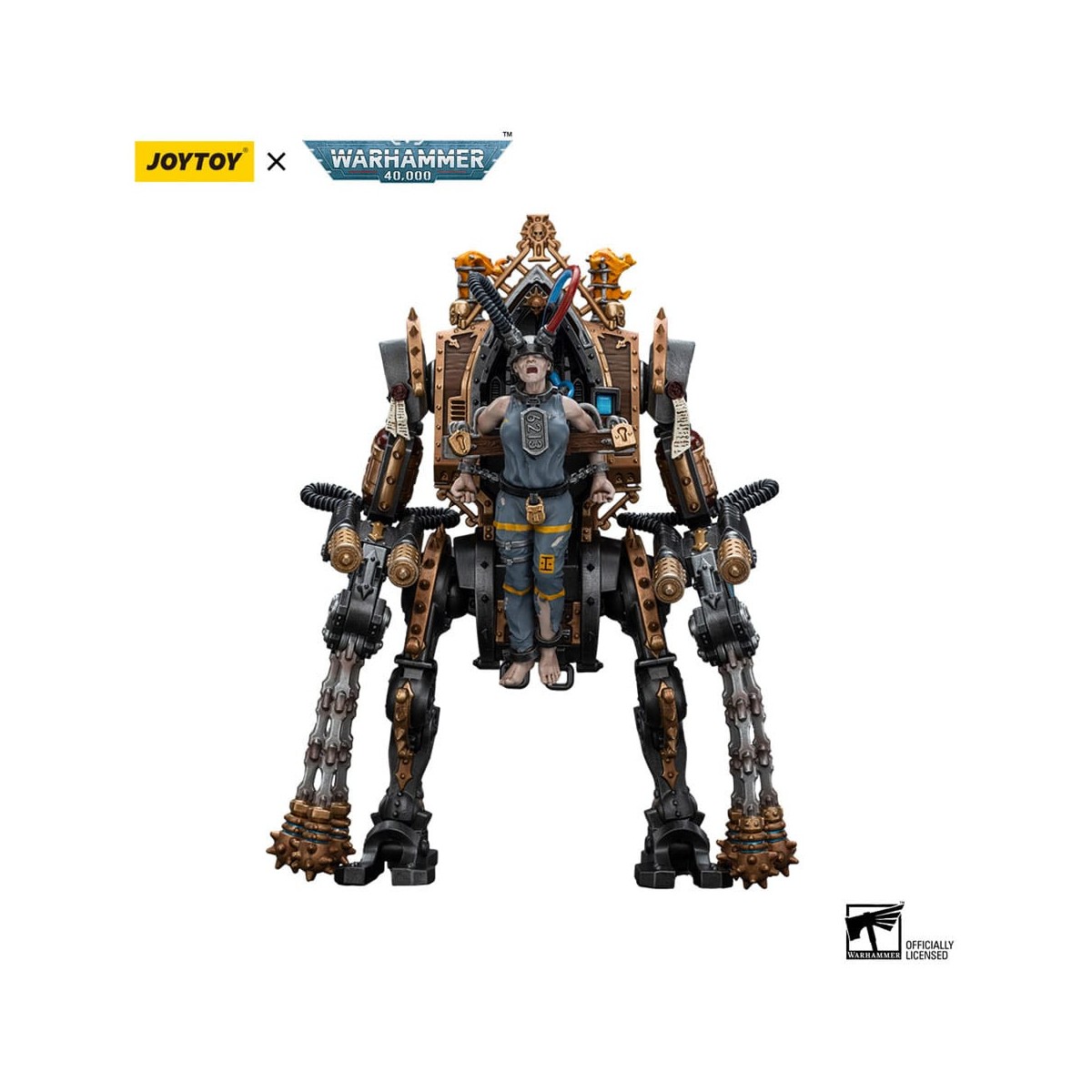 JoyToy Space Marine - Adepta Sororitas Penitent Engine con Penitent Flails 1/18 - Warhammer 40K