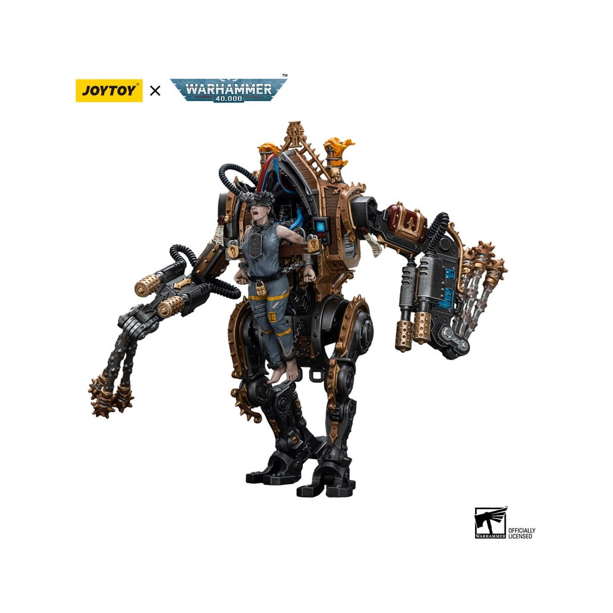 JoyToy Space Marine - Adepta Sororitas Penitent Engine con Penitent Flails 1/18 - Warhammer 40K