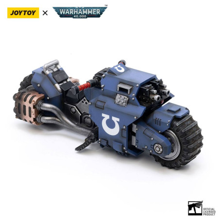 JoyToy Space Marine - Ultramarines - Outrider Bike 1/18 - Warhammer 40K
