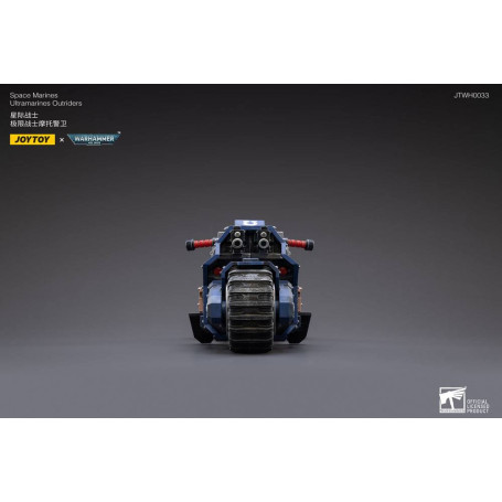 JoyToy Space Marine - Ultramarines - Outrider Bike 1/18 - Warhammer 40K