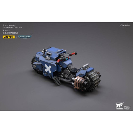 JoyToy Space Marine - Ultramarines - Outrider Bike 1/18 - Warhammer 40K