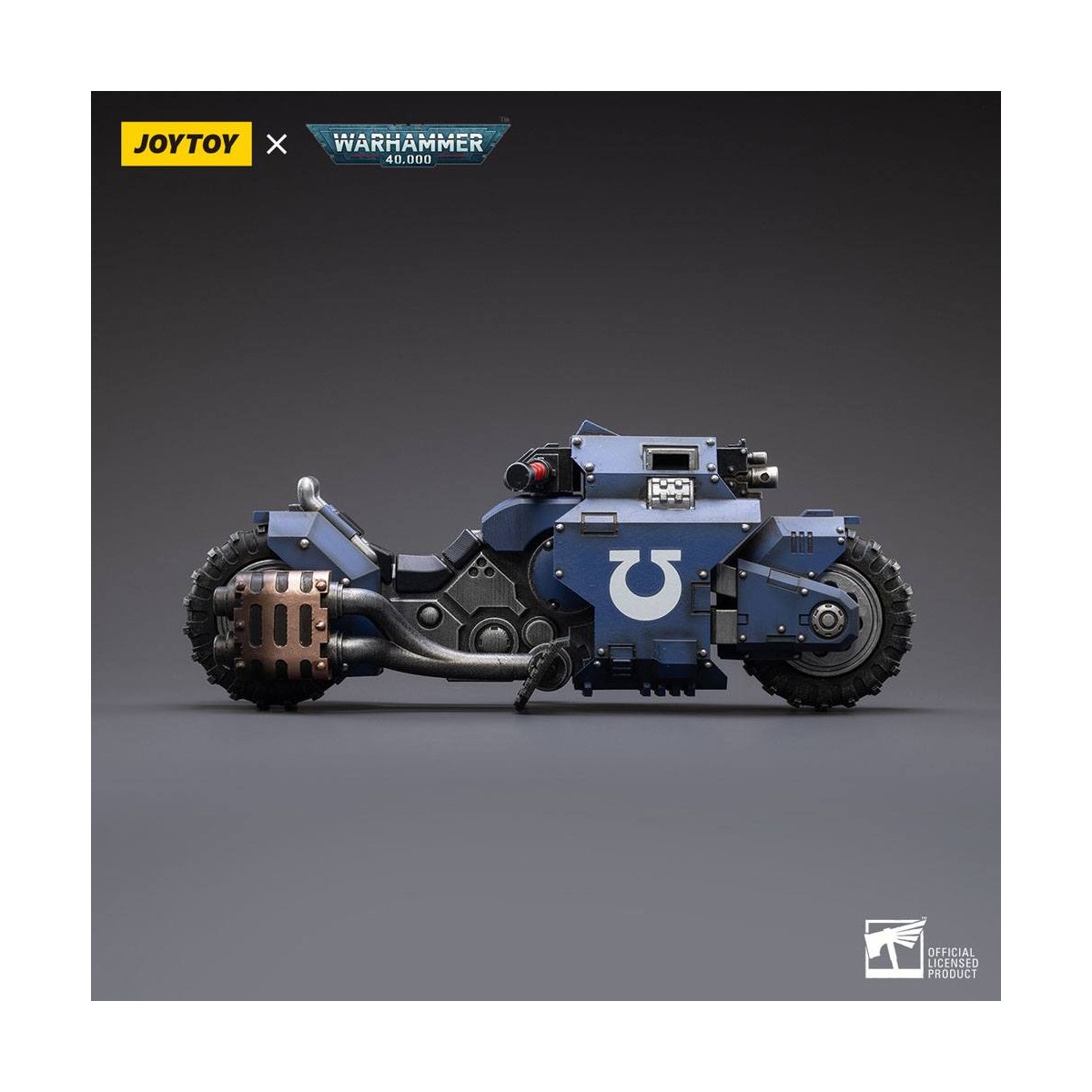 JoyToy Space Marine - Ultramarines - Outrider Bike 1/18 - Warhammer 40K