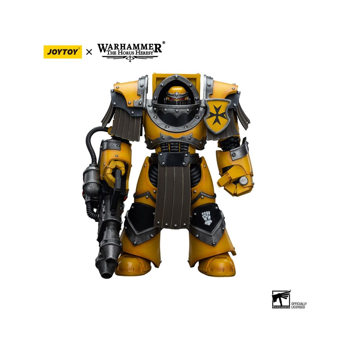 JoyToy Pugni Imperiali - Squadra Terminator della Legione Cataphractii - Legione Cataphractii con Flamer Pesante 1/18