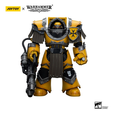JoyToy Pugni Imperiali - Squadra Terminator della Legione Cataphractii - Legione Cataphractii con Flamer Pesante 1/18