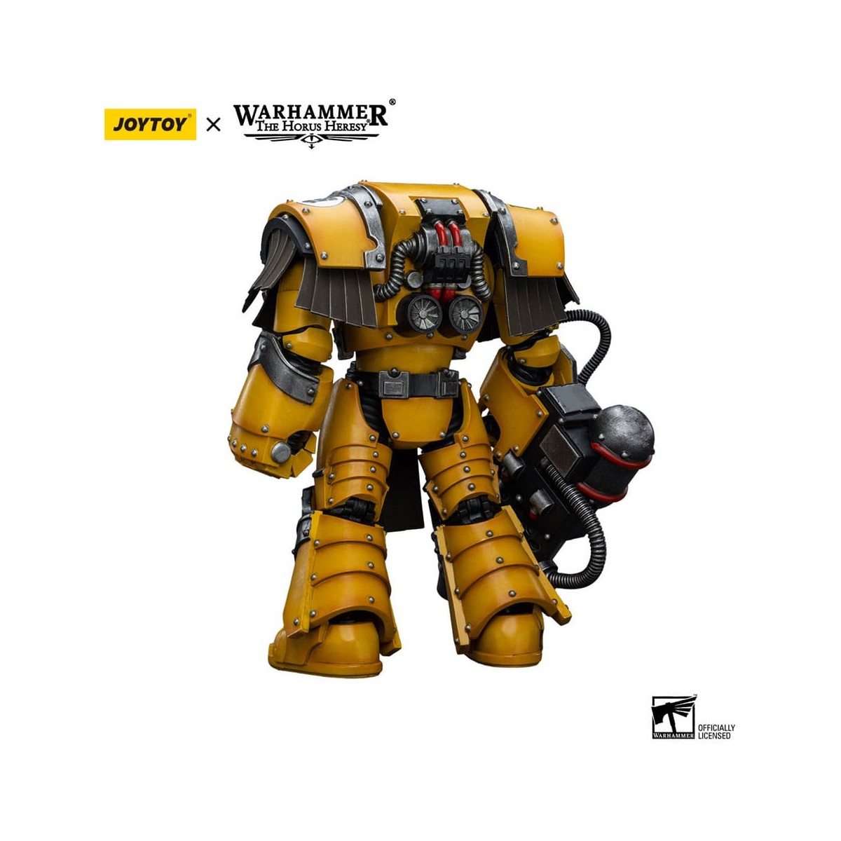 JoyToy Pugni Imperiali - Squadra Terminator della Legione Cataphractii - Legione Cataphractii con Flamer Pesante 1/18