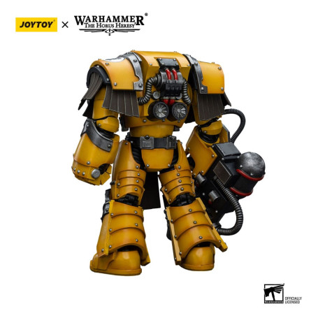 JoyToy Pugni Imperiali - Squadra Terminator della Legione Cataphractii - Legione Cataphractii con Flamer Pesante 1/18