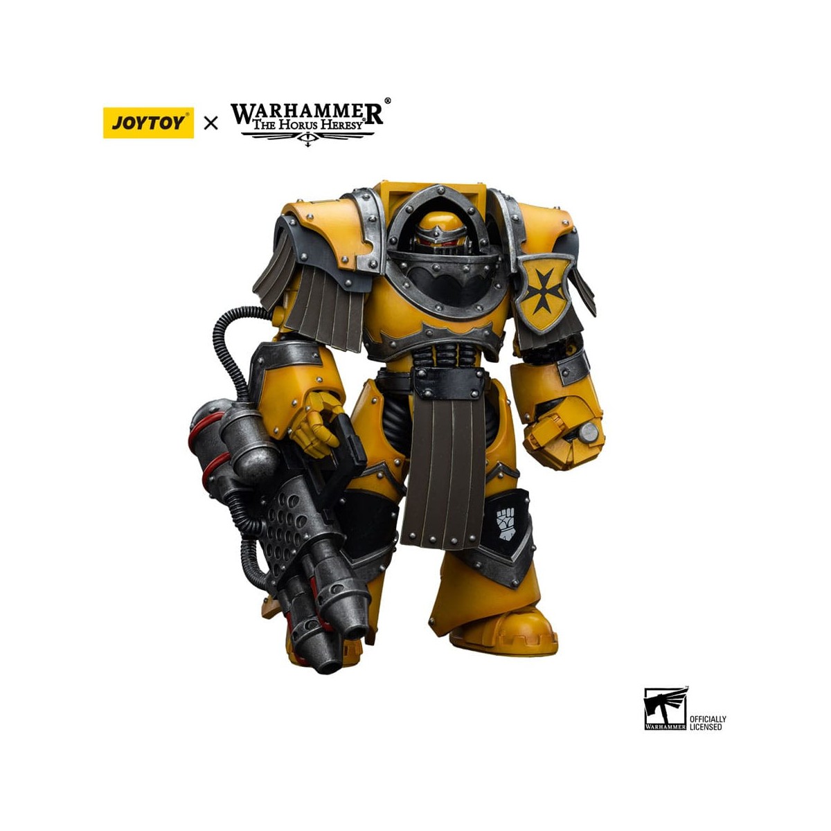 JoyToy Pugni Imperiali - Squadra Terminator della Legione Cataphractii - Legione Cataphractii con Flamer Pesante 1/18