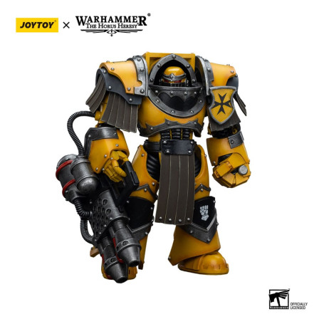 JoyToy Pugni Imperiali - Squadra Terminator della Legione Cataphractii - Legione Cataphractii con Flamer Pesante 1/18