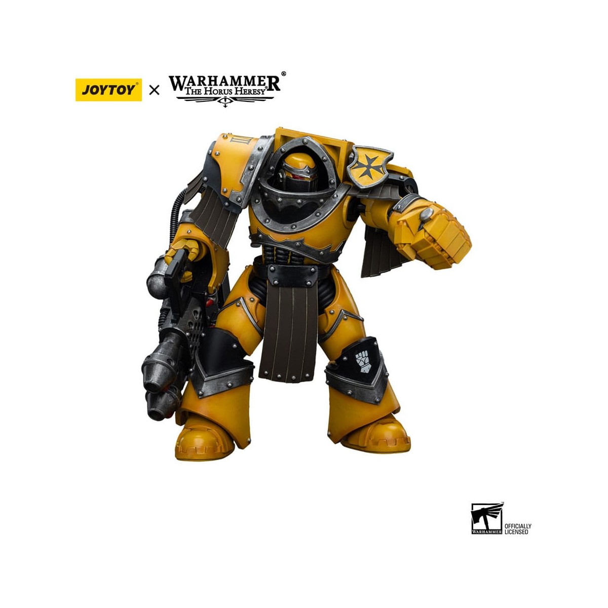 JoyToy Pugni Imperiali - Squadra Terminator della Legione Cataphractii - Legione Cataphractii con Flamer Pesante 1/18