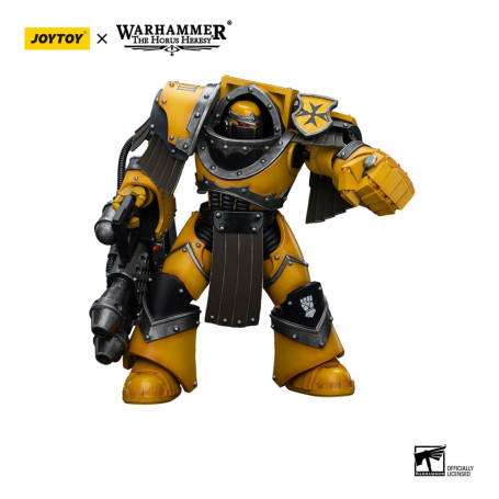 JoyToy Pugni Imperiali - Squadra Terminator della Legione Cataphractii - Legione Cataphractii con Flamer Pesante 1/18