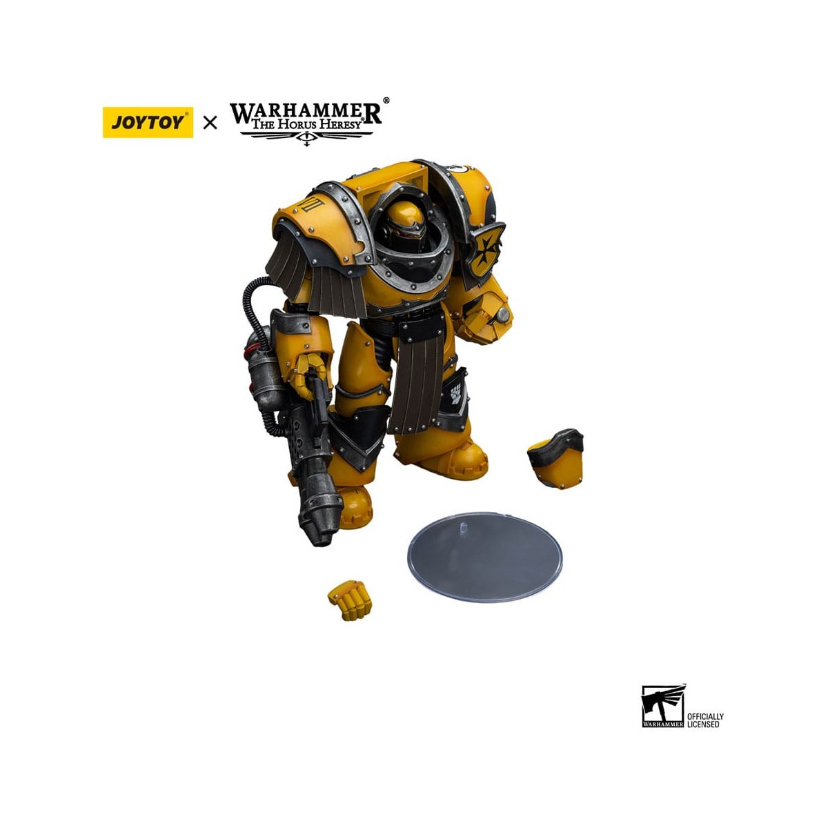JoyToy Pugni Imperiali - Squadra Terminator della Legione Cataphractii - Legione Cataphractii con Flamer Pesante 1/18