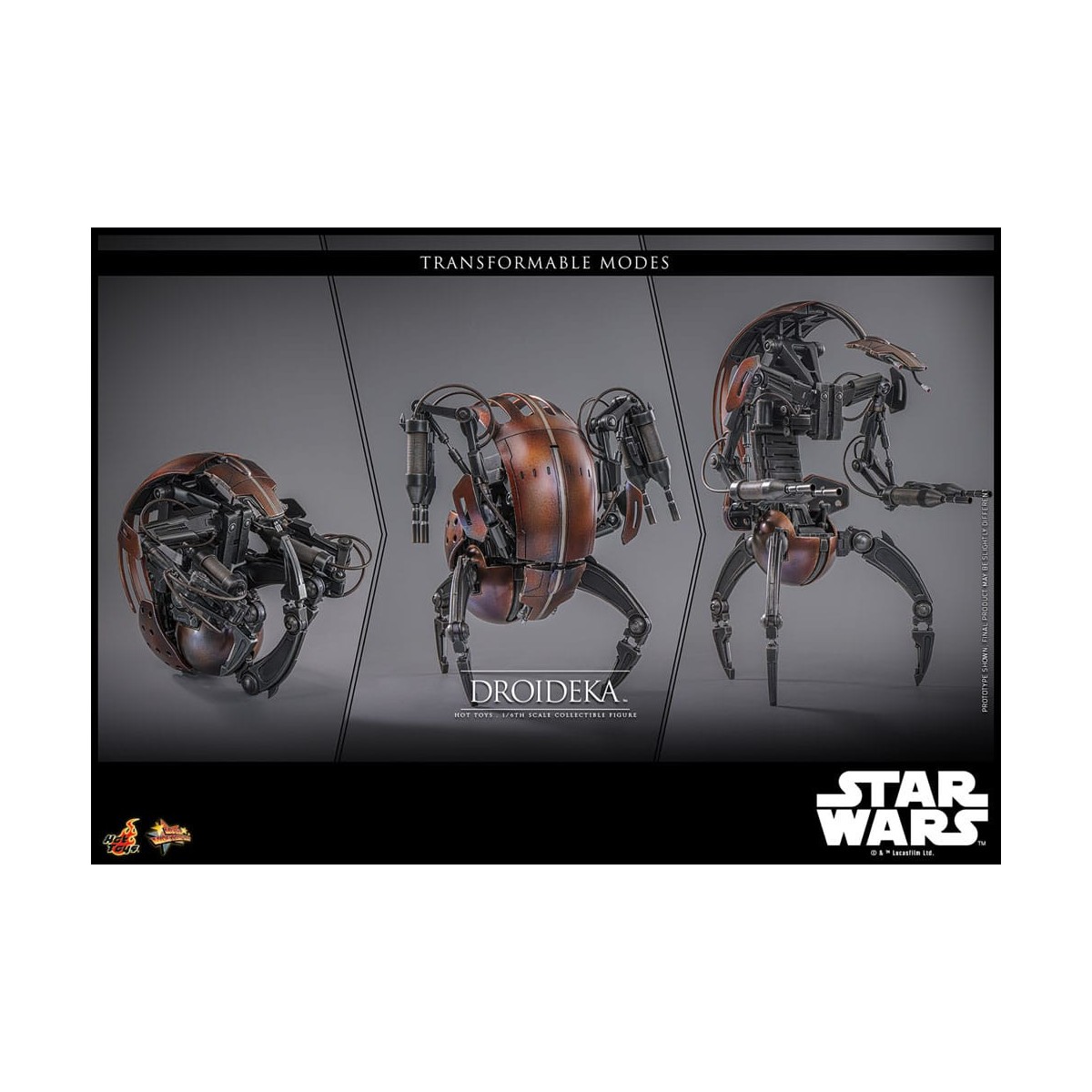 Hot Toys Star Wars La minaccia fantasma - Droideka MMS 1/6