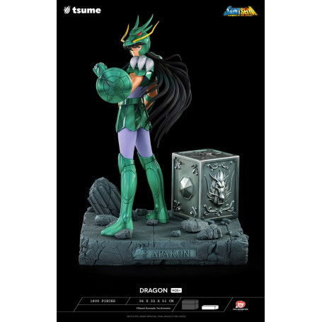 Statua di Tsume HQS+ Saint Seiya - Shiryu of the Dragon V.1 1/4