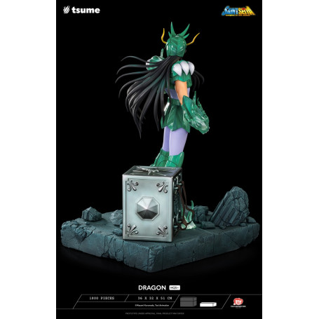 Statua di Tsume HQS+ Saint Seiya - Shiryu of the Dragon V.1 1/4