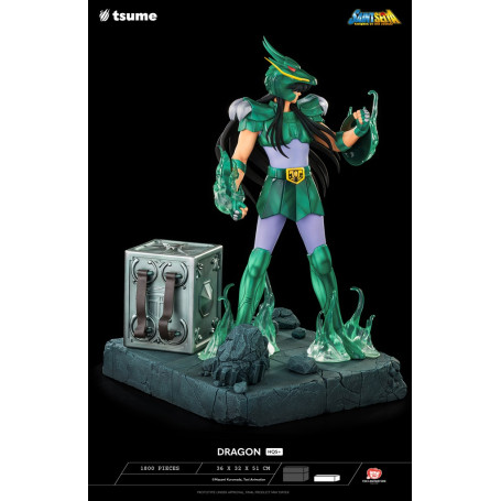 Statua di Tsume HQS+ Saint Seiya - Shiryu of the Dragon V.1 1/4