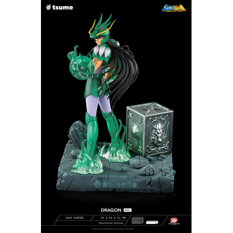 Statua di Tsume HQS+ Saint Seiya - Shiryu of the Dragon V.1 1/4
