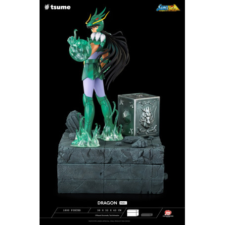 Statua di Tsume HQS+ Saint Seiya - Shiryu of the Dragon V.1 1/4