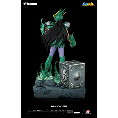 Statua di Tsume HQS+ Saint Seiya - Shiryu of the Dragon V.1 1/4