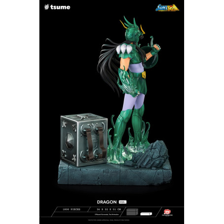 Statua di Tsume HQS+ Saint Seiya - Shiryu of the Dragon V.1 1/4