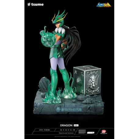 Statua di Tsume HQS+ Saint Seiya - Shiryu of the Dragon V.1 1/4