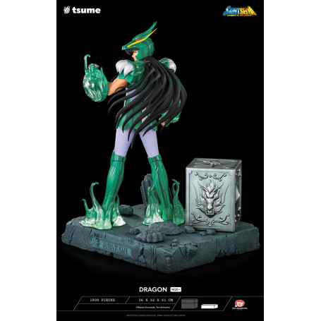 Statua di Tsume HQS+ Saint Seiya - Shiryu of the Dragon V.1 1/4