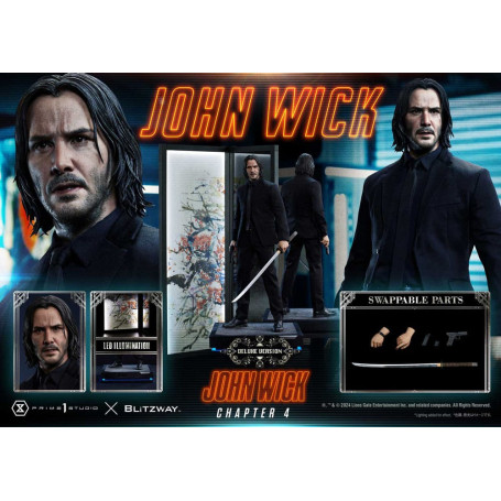 Prime 1 Studio - John Wick Capitolo 4 Ultimate Premium Masterline Series 1/4 John Wick Versione Deluxe