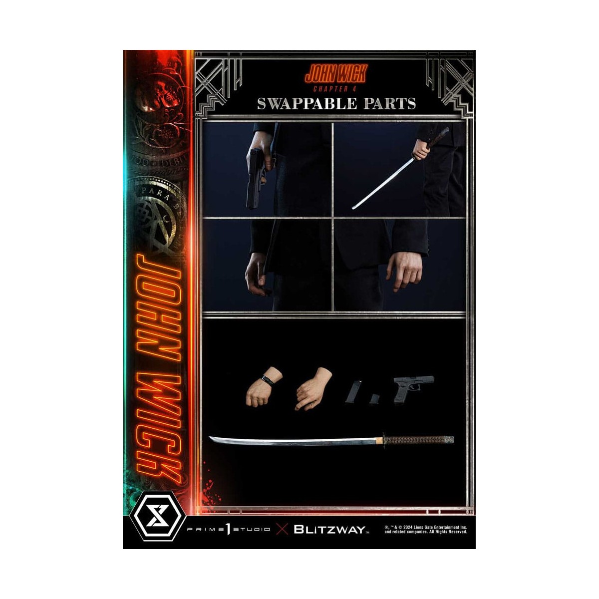 Prime 1 Studio - John Wick Capitolo 4 Ultimate Premium Masterline Series 1/4 John Wick Versione Deluxe