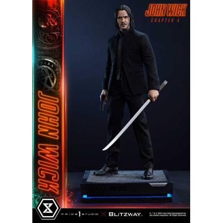Prime 1 Studio - John Wick Capitolo 4 Ultimate Premium Masterline Series 1/4 John Wick Versione Deluxe