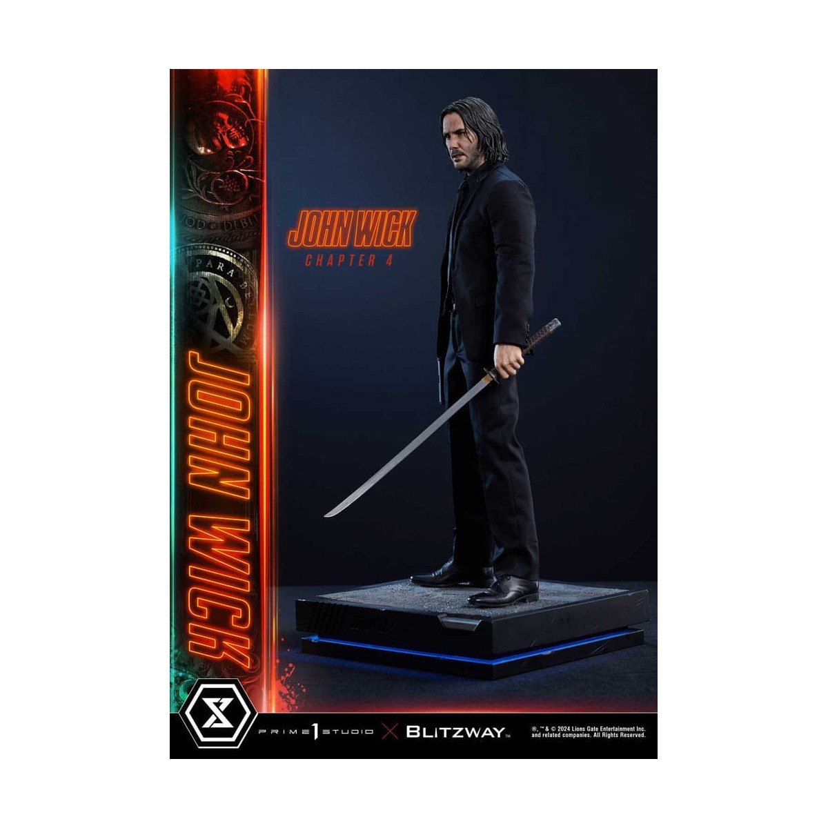 Prime 1 Studio - John Wick Capitolo 4 Ultimate Premium Masterline Series 1/4 John Wick Versione Deluxe