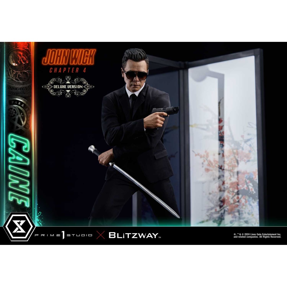 Prime 1 Studio - John Wick Capitolo 4 Serie Masterline Premium Ultimate 1/4 Caine Versione Deluxe