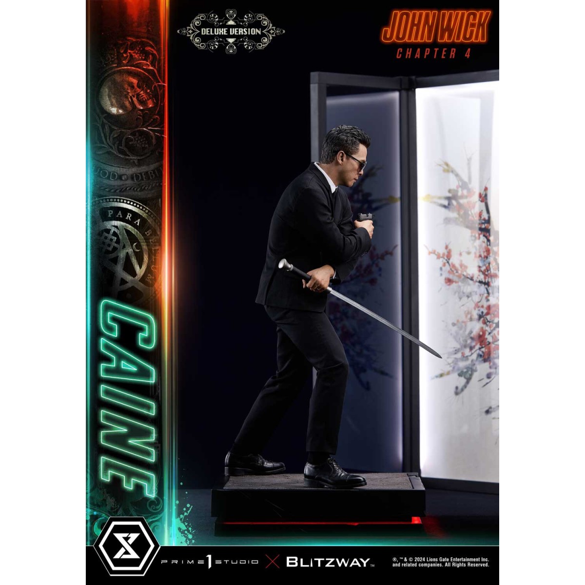 Prime 1 Studio - John Wick Capitolo 4 Serie Masterline Premium Ultimate 1/4 Caine Versione Deluxe