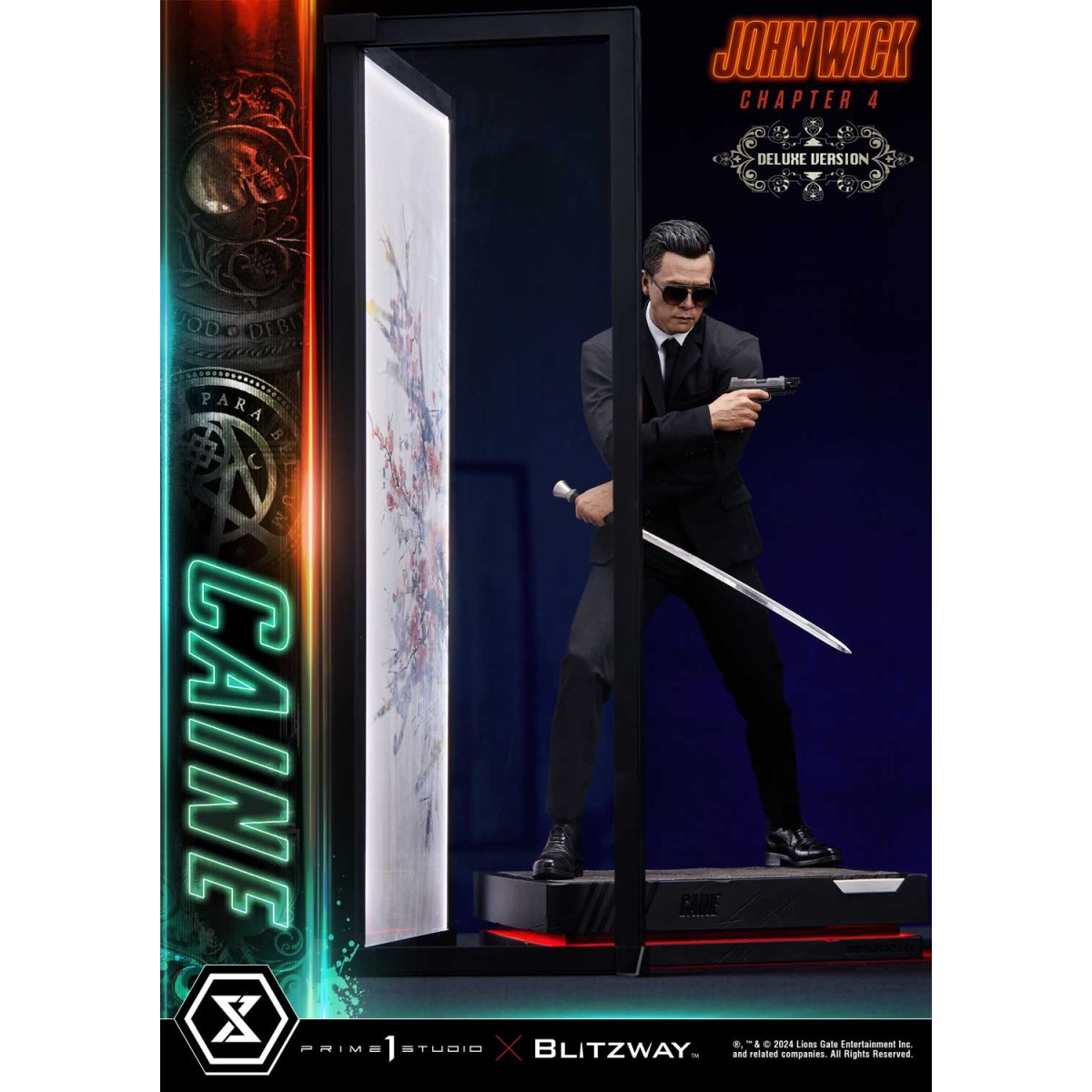 Prime 1 Studio - John Wick Capitolo 4 Serie Masterline Premium Ultimate 1/4 Caine Versione Deluxe