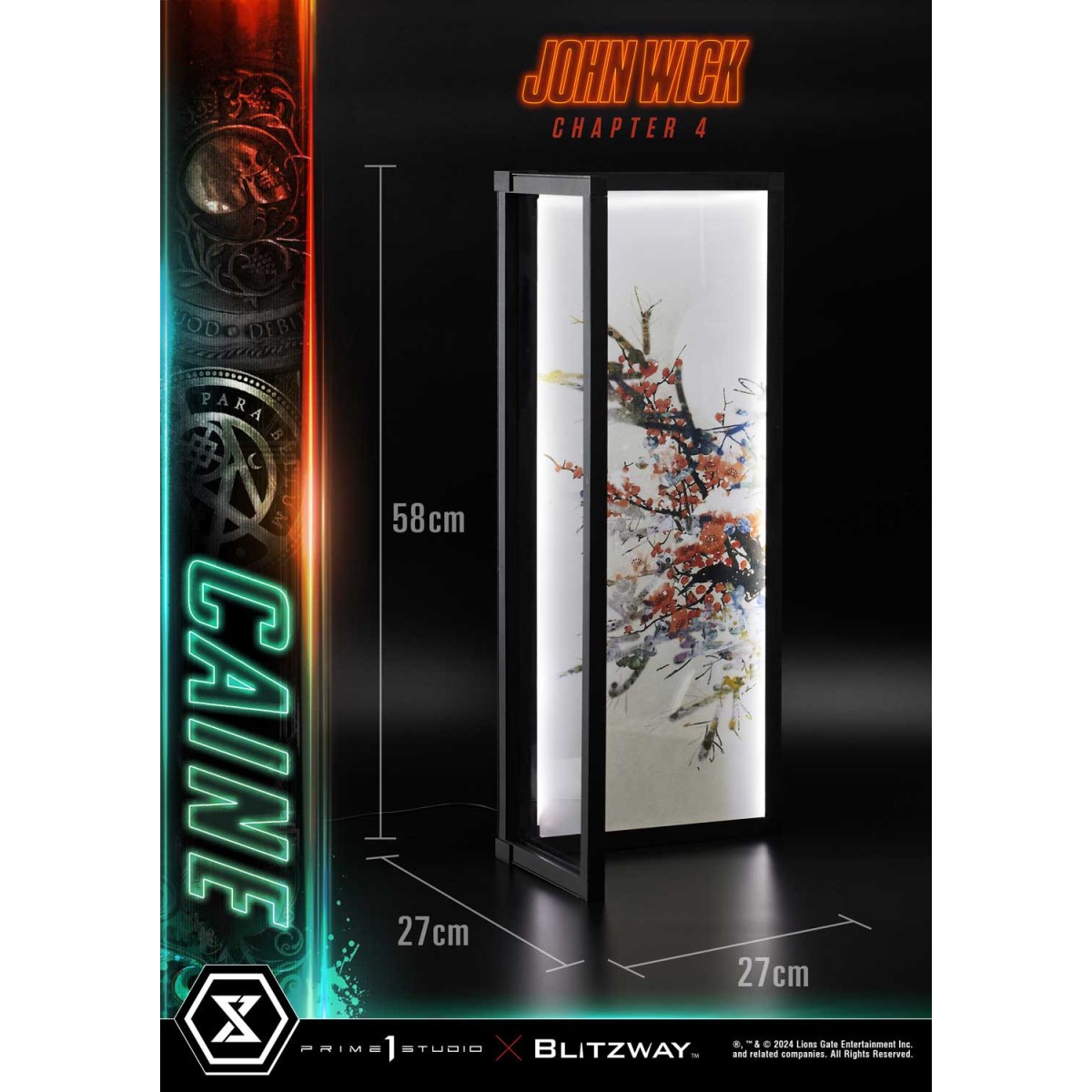 Prime 1 Studio - John Wick Capitolo 4 Serie Masterline Premium Ultimate 1/4 Caine Versione Deluxe