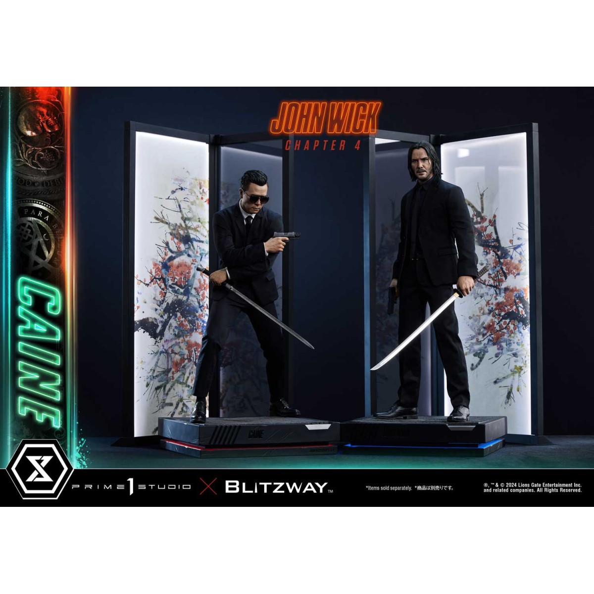 Prime 1 Studio - John Wick Capitolo 4 Serie Masterline Premium Ultimate 1/4 Caine Versione Deluxe
