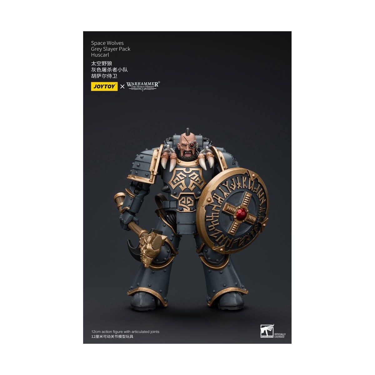 JoyToy Space Marine - Lupi Spaziali - Pacchetto Cacciatore Grigio - Huscarl 1/18 - L'Eresia di Horus