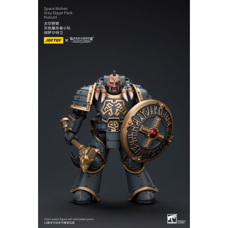 JoyToy Space Marine - Lupi Spaziali - Pacchetto Cacciatore Grigio - Huscarl 1/18 - L'Eresia di Horus