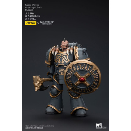 JoyToy Space Marine - Lupi Spaziali - Pacchetto Cacciatore Grigio - Huscarl 1/18 - L'Eresia di Horus