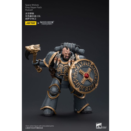 JoyToy Space Marine - Lupi Spaziali - Pacchetto Cacciatore Grigio - Huscarl 1/18 - L'Eresia di Horus