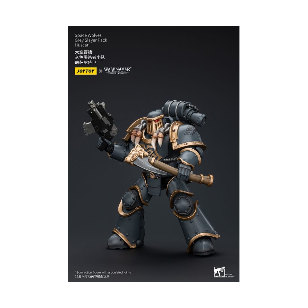 JoyToy Space Marine - Lupi Spaziali - Pacchetto Cacciatore Grigio - Huscarl 1/18 - L'Eresia di Horus